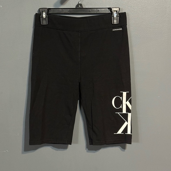 Calvin Klein logo high waist biker short size small - Picture 1 of 3
